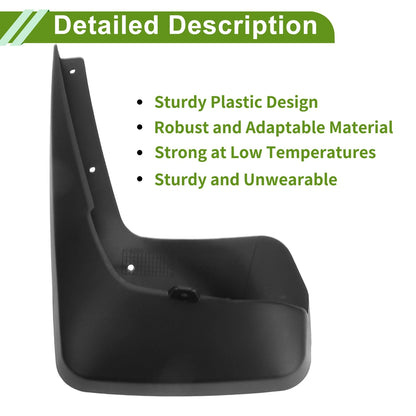 Mud Flaps Splash Guards 1 Set for Dodge Town & Country (2011-2017)