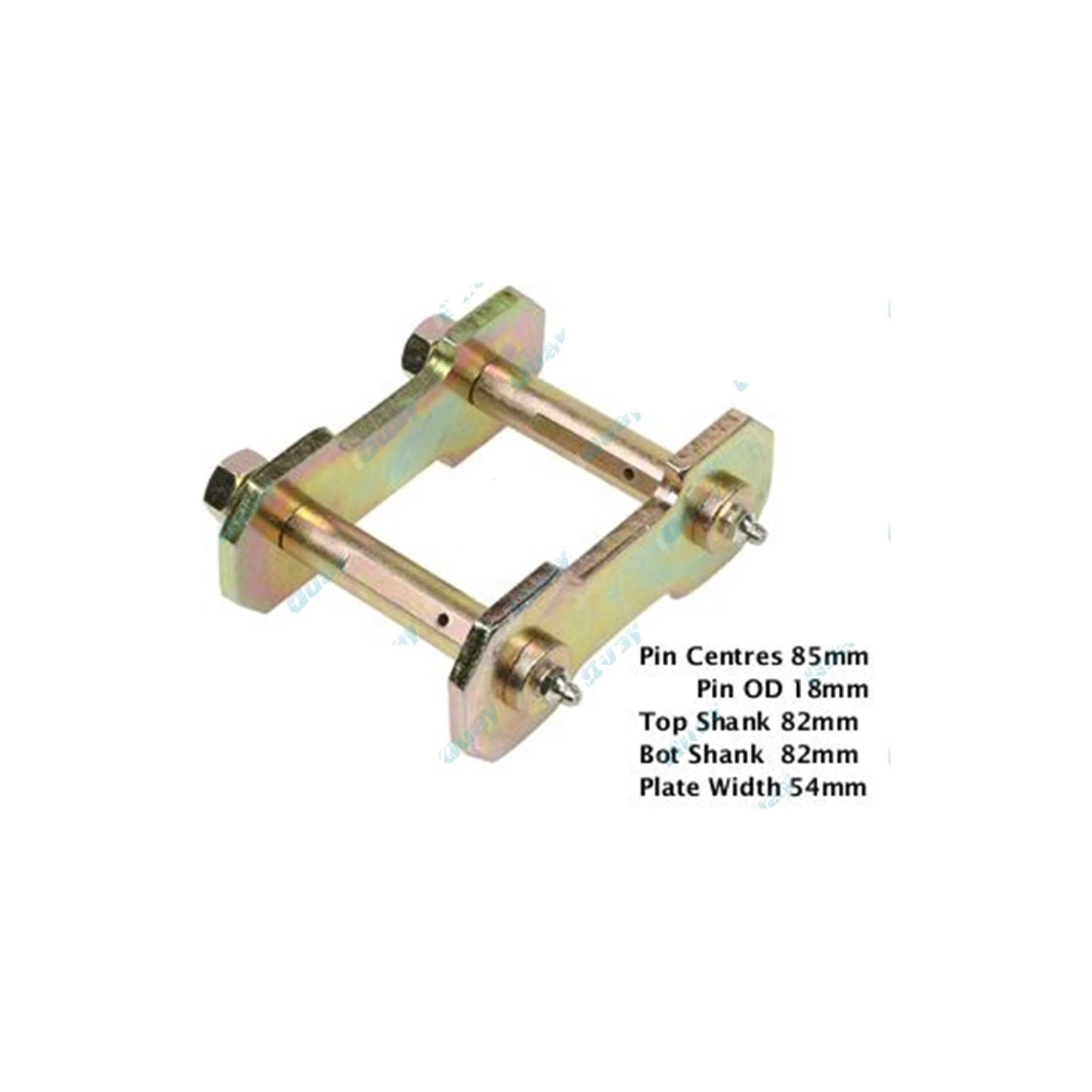 4 Leaf Spring Shackles for Landcruiser 60 Series BJ60 FJ60 HJ60 (1980-1990)