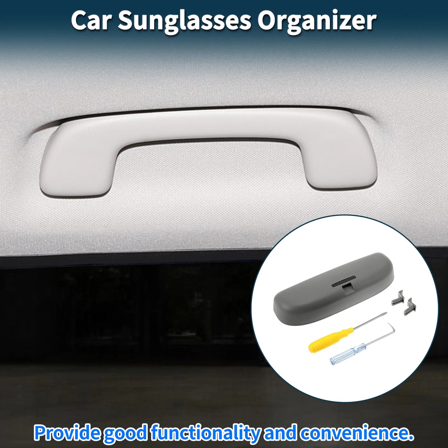 Sunglasses Case for Honda Accord Eyeglasses Holder Storage Box (2018-2023)