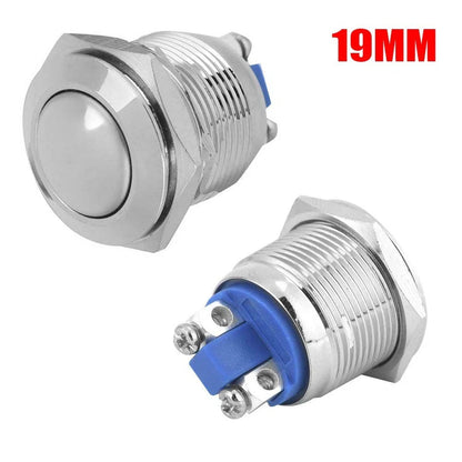 19mm Momentary Push On Waterproof Switch for Boats/Trucks/Autos