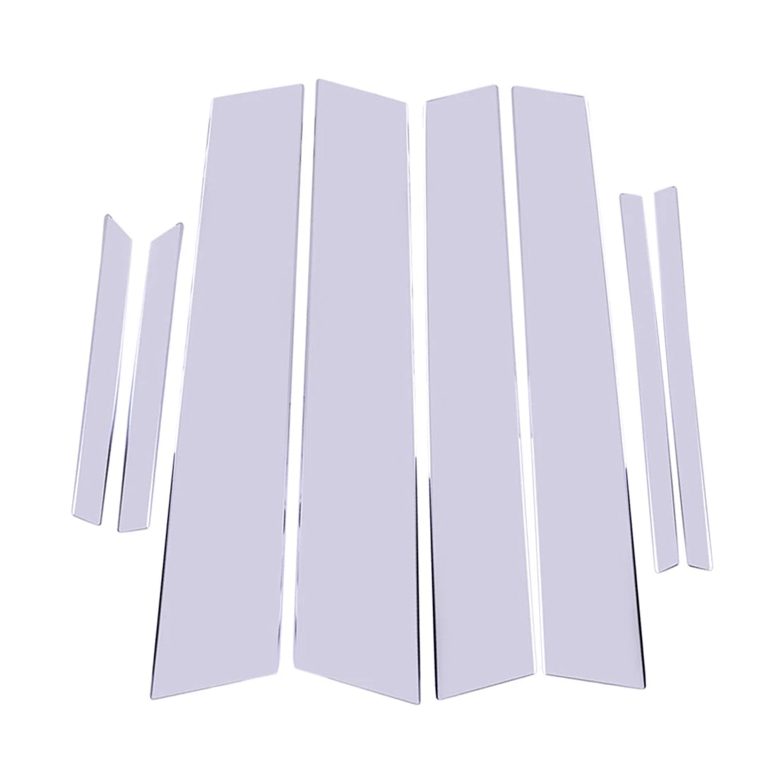 8pcs Window Pillar Door Trim for Honda Civic 2006-2011