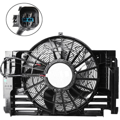 Radiator Thermo Fan for BMW E53 X5 2000-2006 5 Blades with Module & Motor