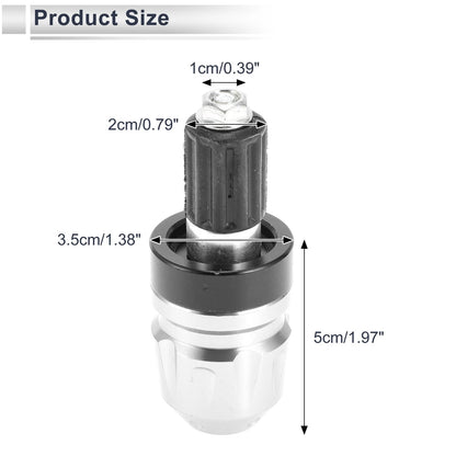 Bar Ends Plug 2 x Aluminum Alloy Bar Ends for Motorcycle 7/8 22mm
