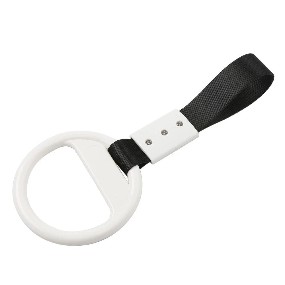 Black & White Ring Train Bus Handle Strap Charm Tool (1 PC)