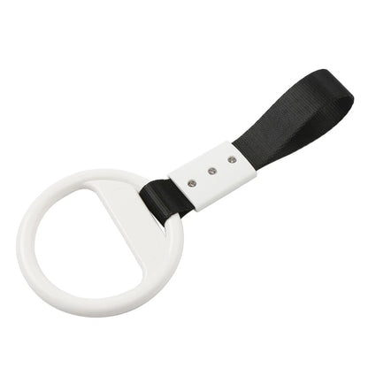 Black & White Ring Train Bus Handle Strap Charm Tool (1 PC)