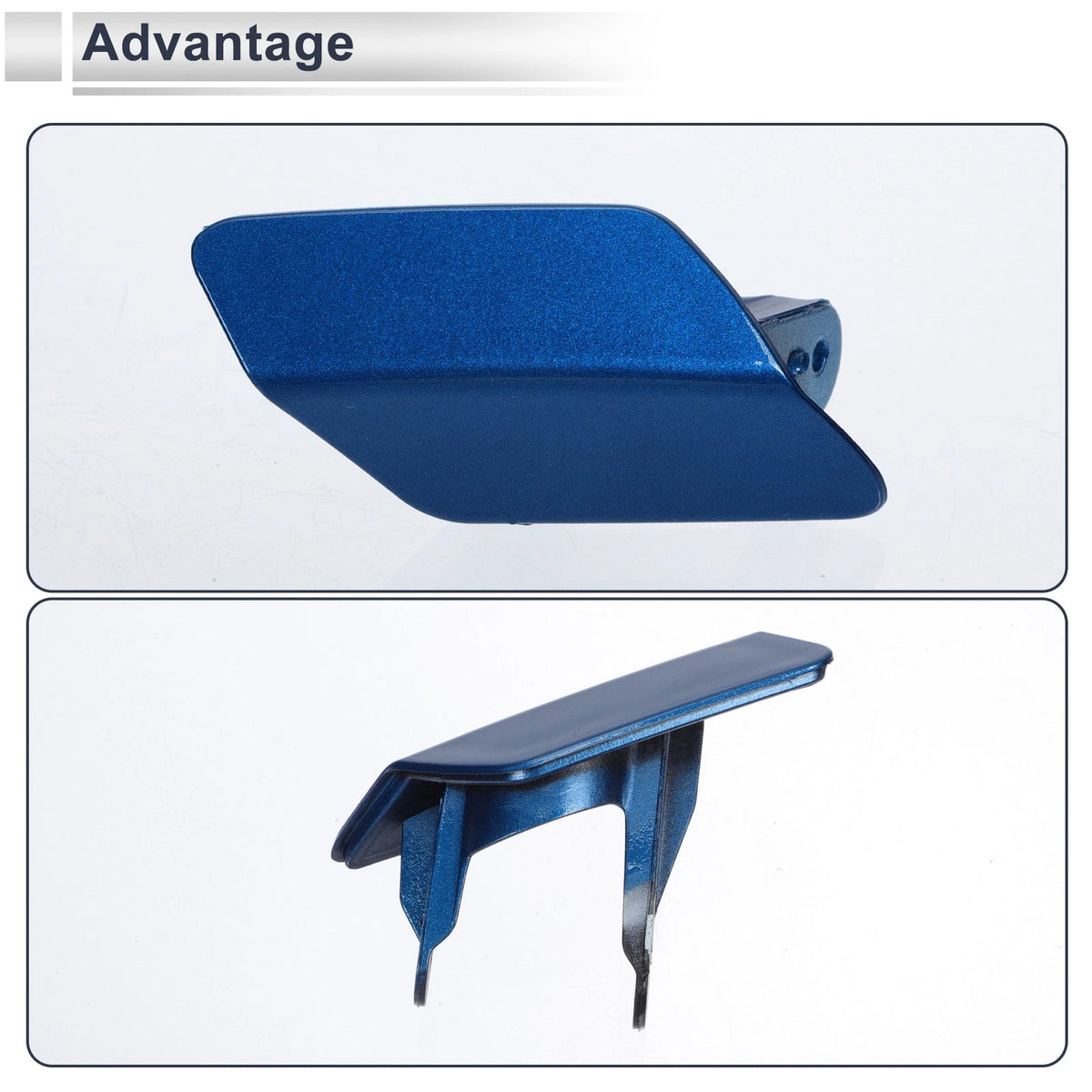 Front Right Bumper Headlight Washer Nozzle Cover Cap for BMW 320i Blue
