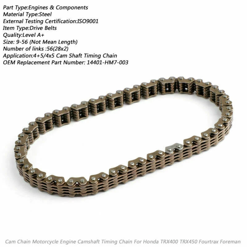 Timing Chain 56L for Honda TRX400 TRX450 Fourtrax Foreman (2004-2014)
