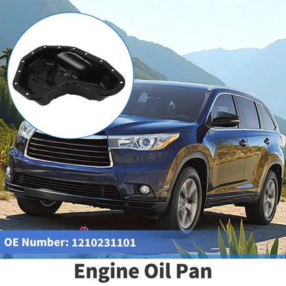 Engine Oil Pan for Toyota Highlander (2017-2019) Steel Black