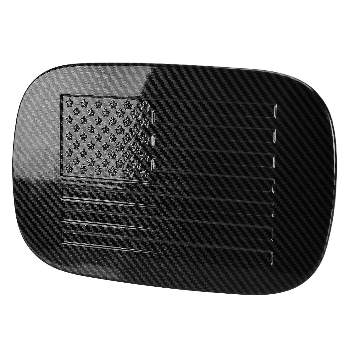Carbon Fiber Look Fuel Tank Gas Door Cover for Dodge Durango (2011-2021)