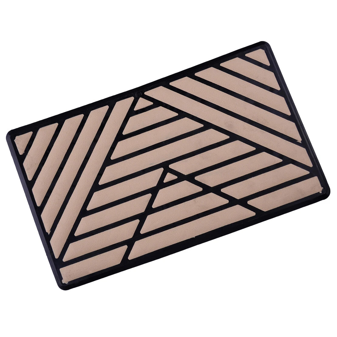 Car PC Floor Carpet Mat Patch Foot Heel Plate Pedal Pad for Universal Sk (N/A)