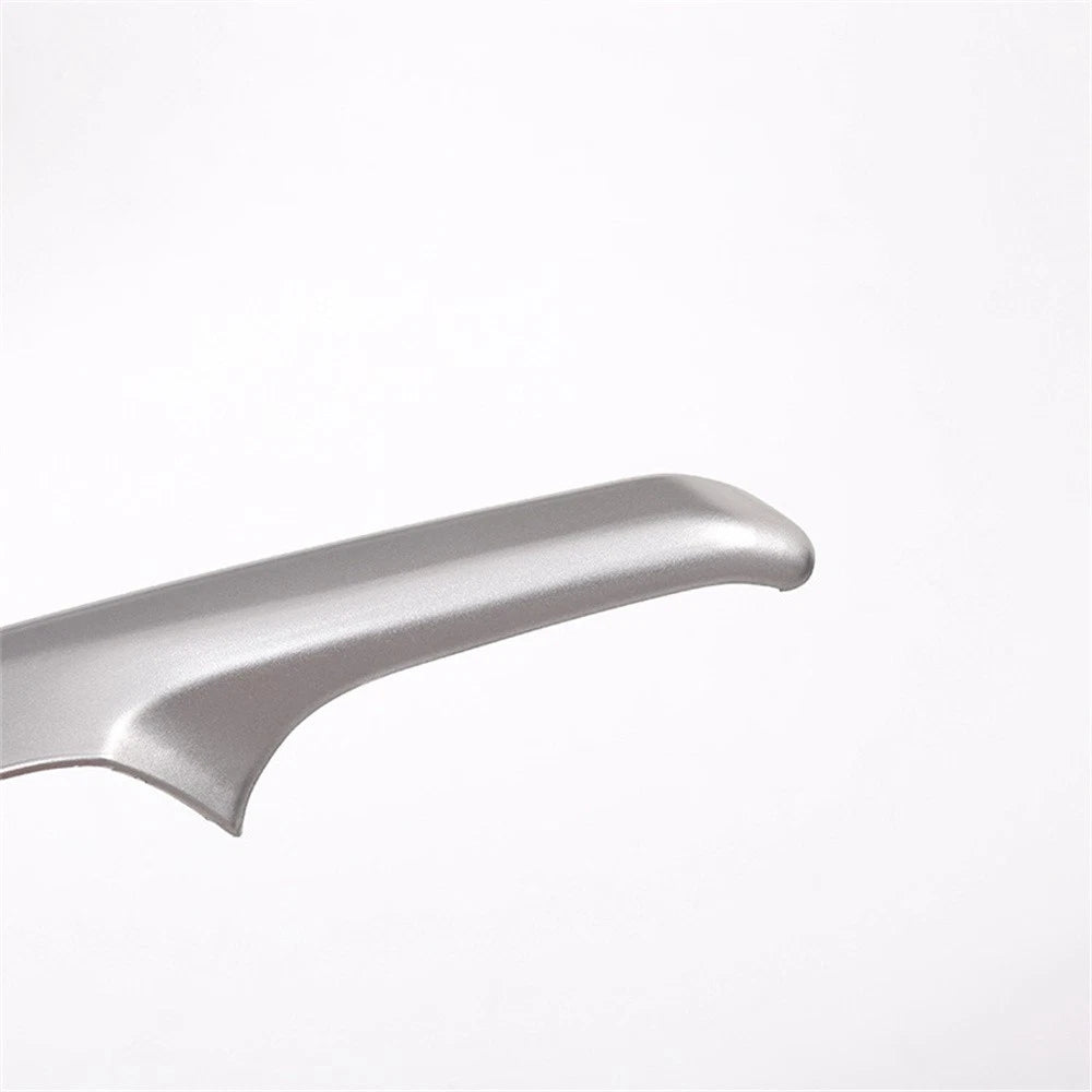 4 x ABS Silver Interior Door Handle Covers for Toyota Land Cruiser Prado (2010-2018)
