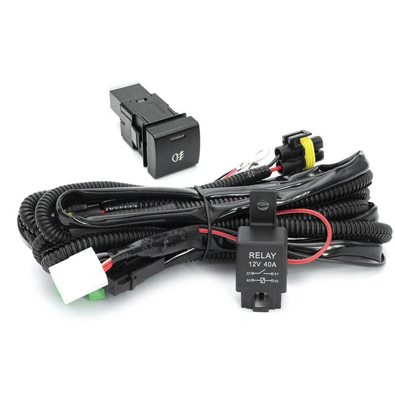 H11 H8 880 881 Fog Light Wiring Harness Switch Kit for Toyota Jeep