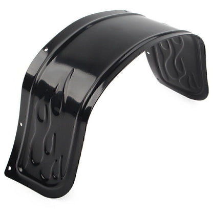 Black Front Fender Trim Skirt for Harley Touring Electra Glide Softail (80-13)