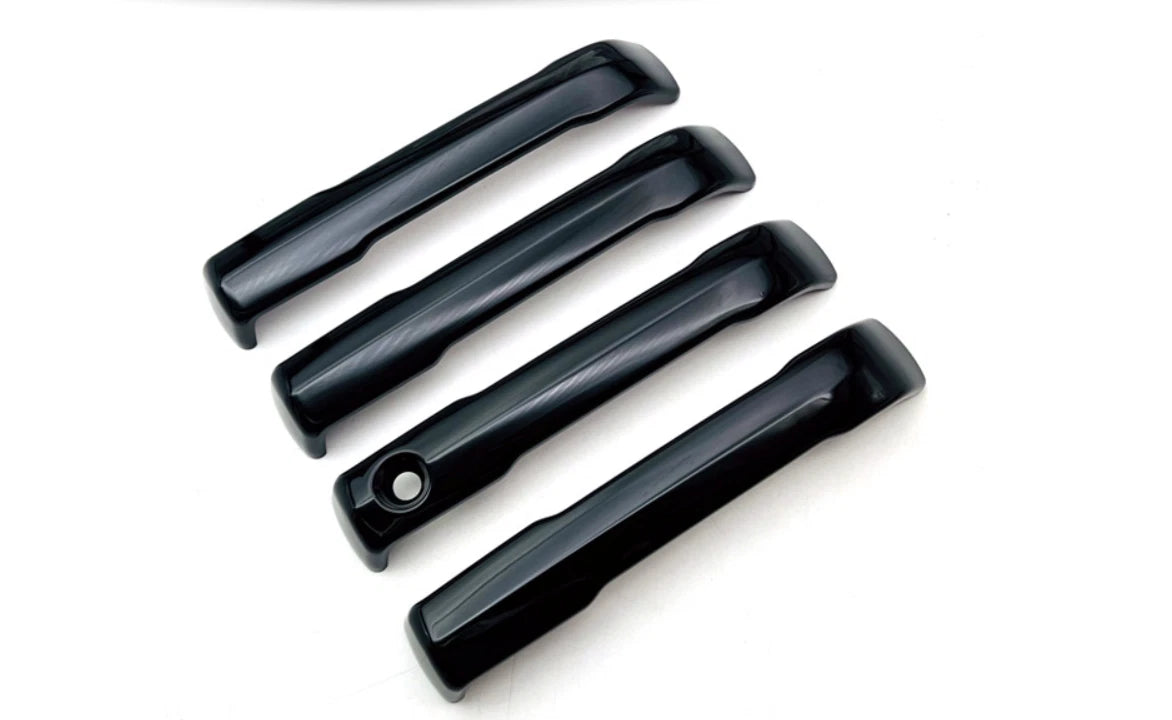 Glossy Black Half Pack Door Handle Lid Cover Trim for Toyota Tundra (2022-2023)