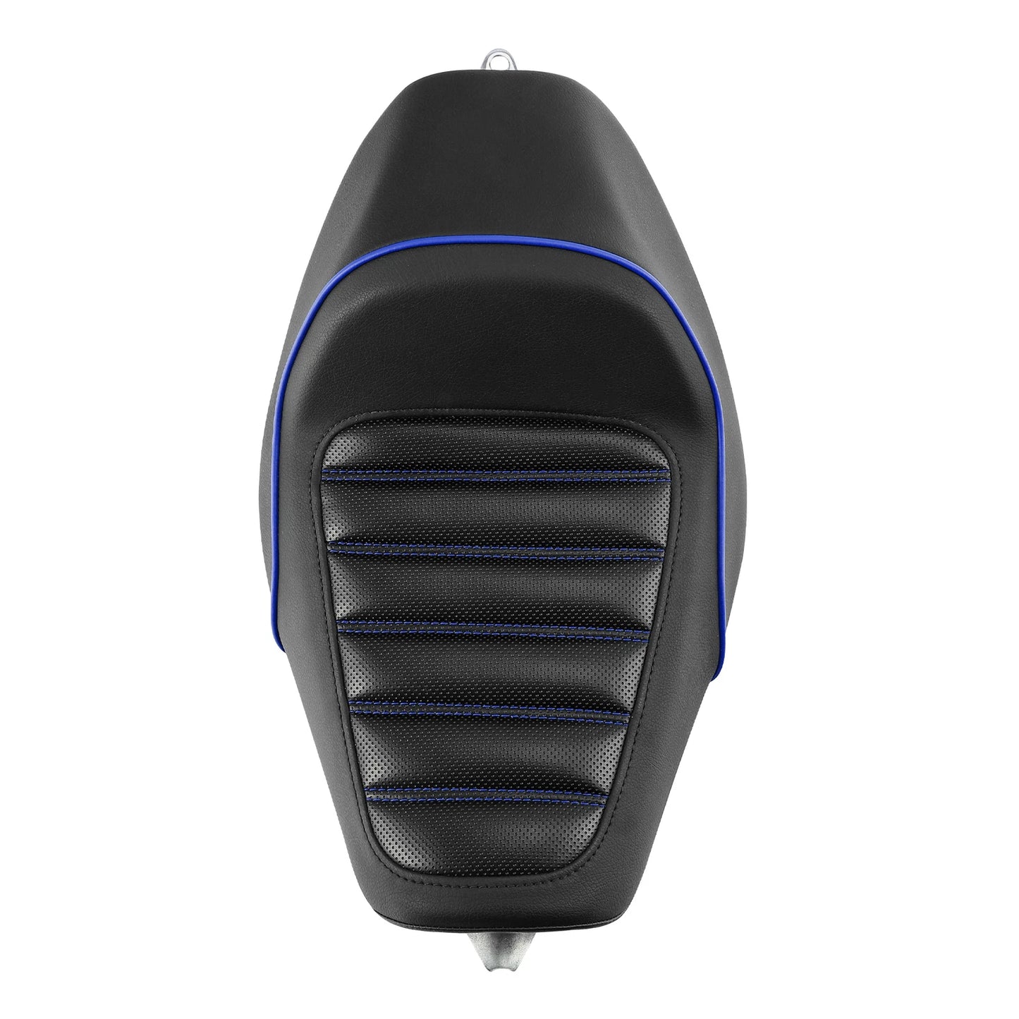 Black Blue Front Solo Driver Seat for Harley Sportster XL883 1200 (2010-2022)