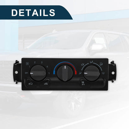 HVAC A/C Heater Climate Control Switch Replacement 1x for Chevrolet Avalanche
