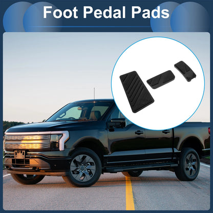 3 x Automatic Foot Accelerator Pedal Covers for Ford Ranger (2024) Black