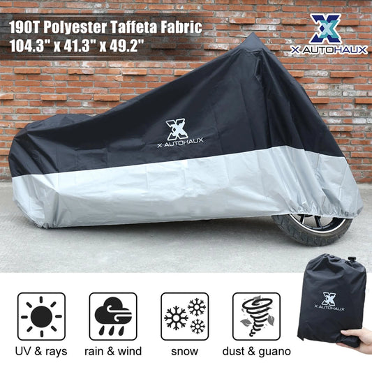 XXL Cover for Motorcycle Motorbike Scooter Outdoor Waterproof Dust Protector