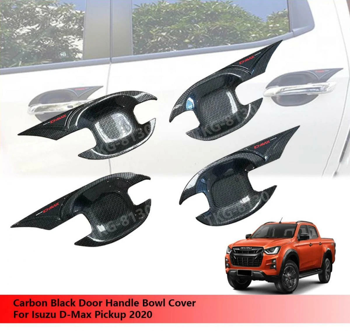 Door Handle Bowl Cover for Isuzu D-Max Dmax (2020)