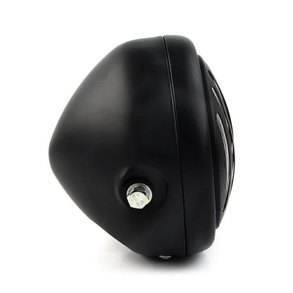 6.5" Black Motorcycle Grill Headlight for Harley Sportster