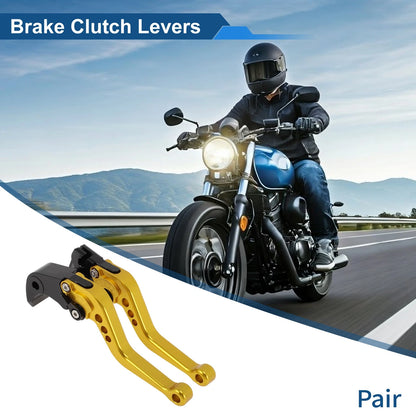 2 x Short Brake Clutch Levers for Yamaha YZF-R7 (2022–2024)