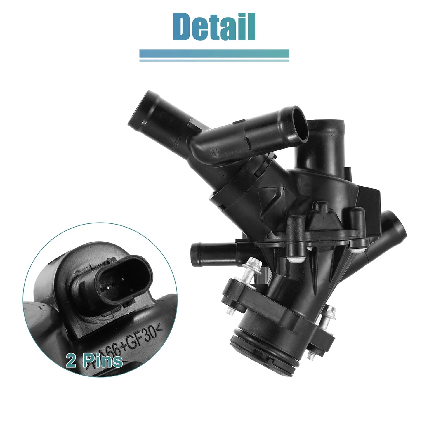 Engine Thermostat Housing Assembly for Mercedes-Benz CLA250 CLA45 (2014-2019)