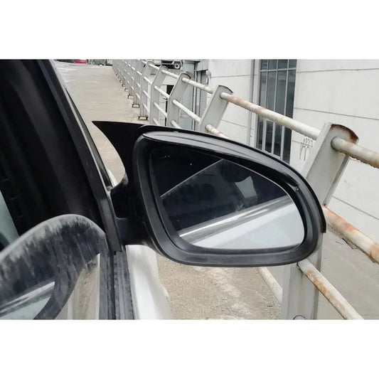 2 Piece Side View Mirror Covers for Opel Astra J (2010-2015) Gloss Black