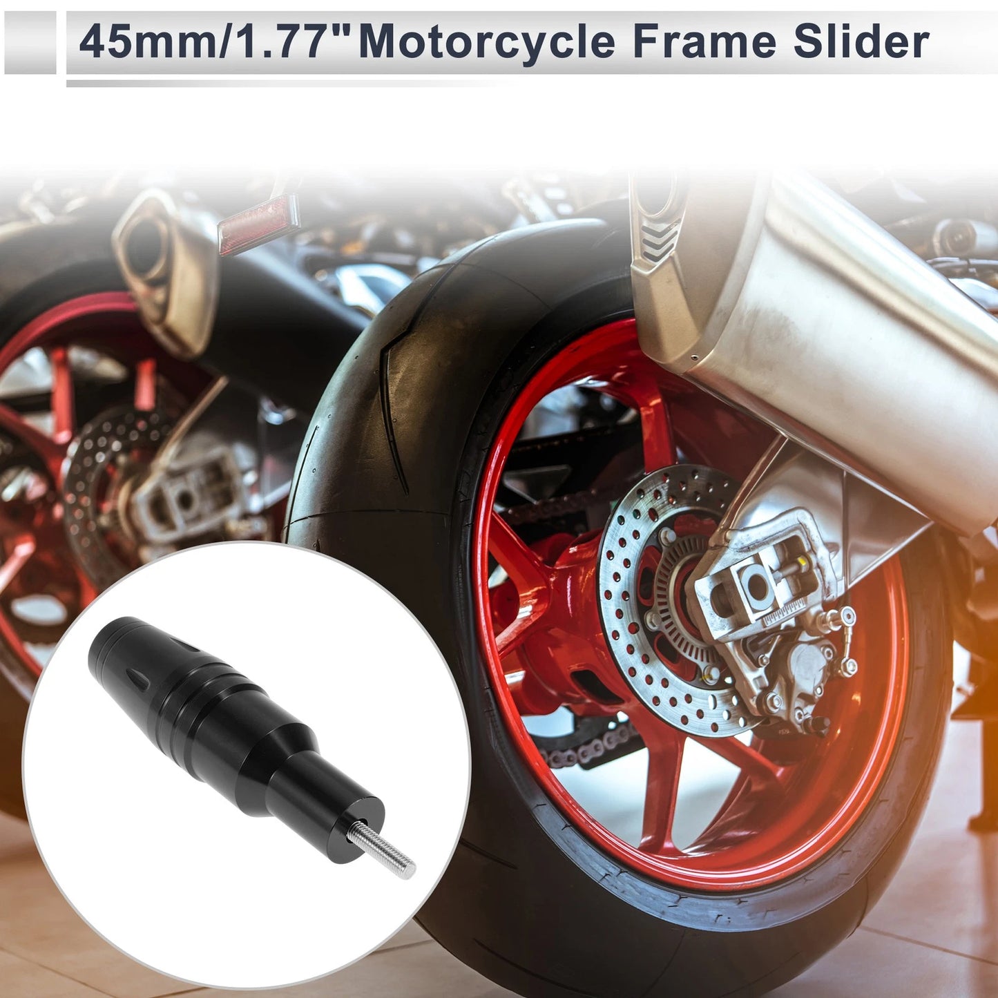 1.11" Aluminum Alloy Motorcycle Slider Frame for Motorcycle