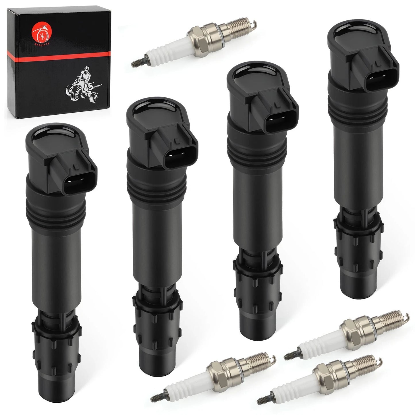 Ignition Coils for Honda CBR954RR 2002-2003 w/Iridium Spark Plug
