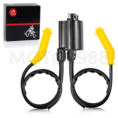 2X Ignition Coil W Wire Cap for HONDA VTX1300 R/T/S/C (2004–2020)
