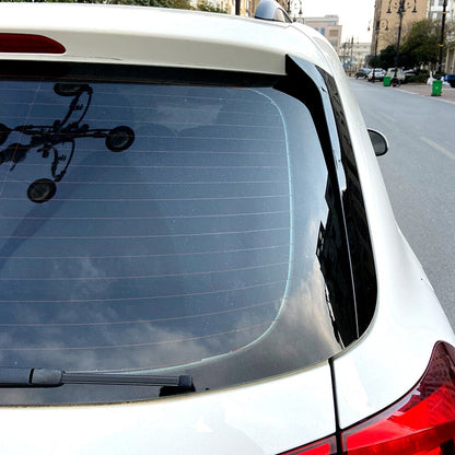 2 x Rear Window Spoiler Canard Splitter for VW Tiguan MK1 (2007-2016)