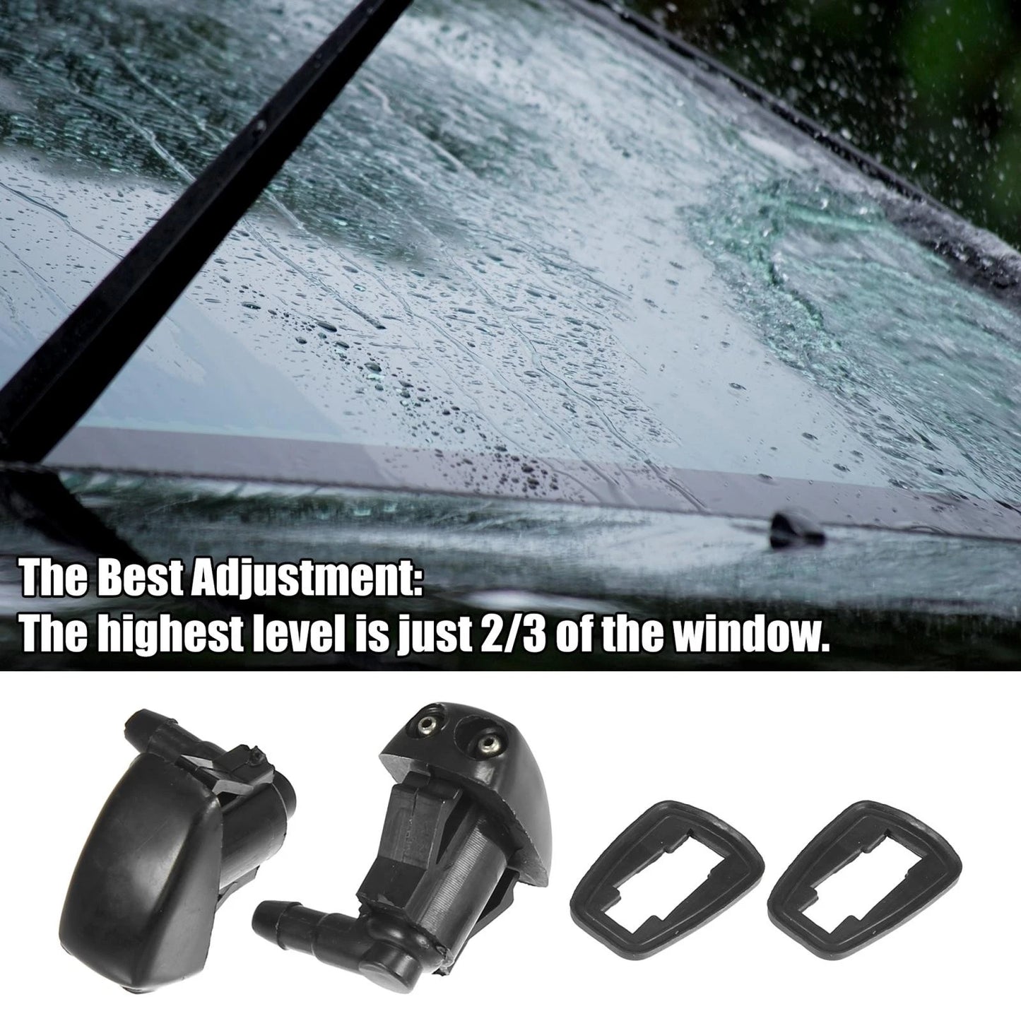 5 x Front Windshield Washer Nozzles for Toyota Corolla (1992-1996)