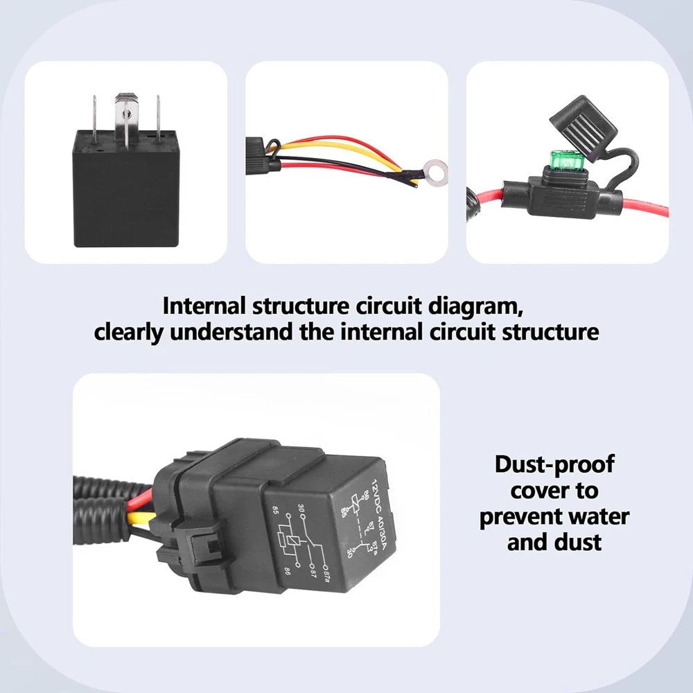 Fuel Pump Relay Wiring Kit for Jeep Dodge Chrysler Ram 1500 (2002-2010)