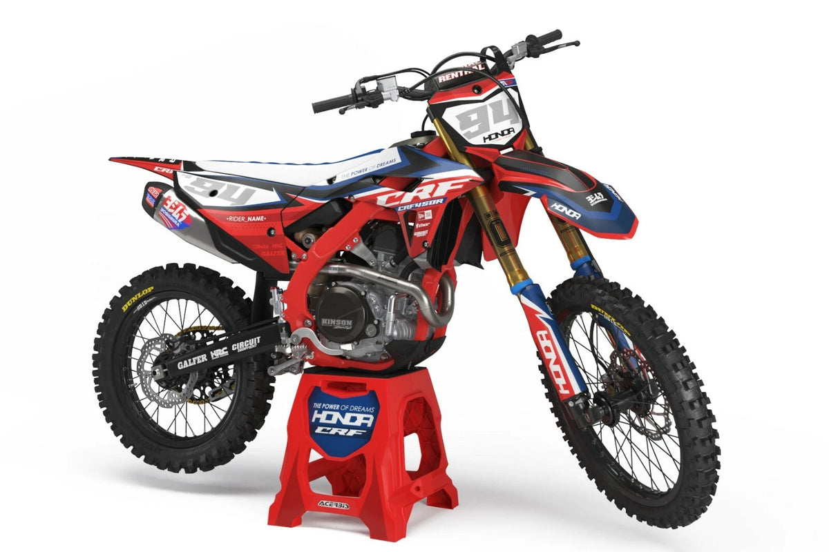 Custom Graphics Full Kit for Honda CRF 110 (2013-2018) FLUID STYLE Stickers