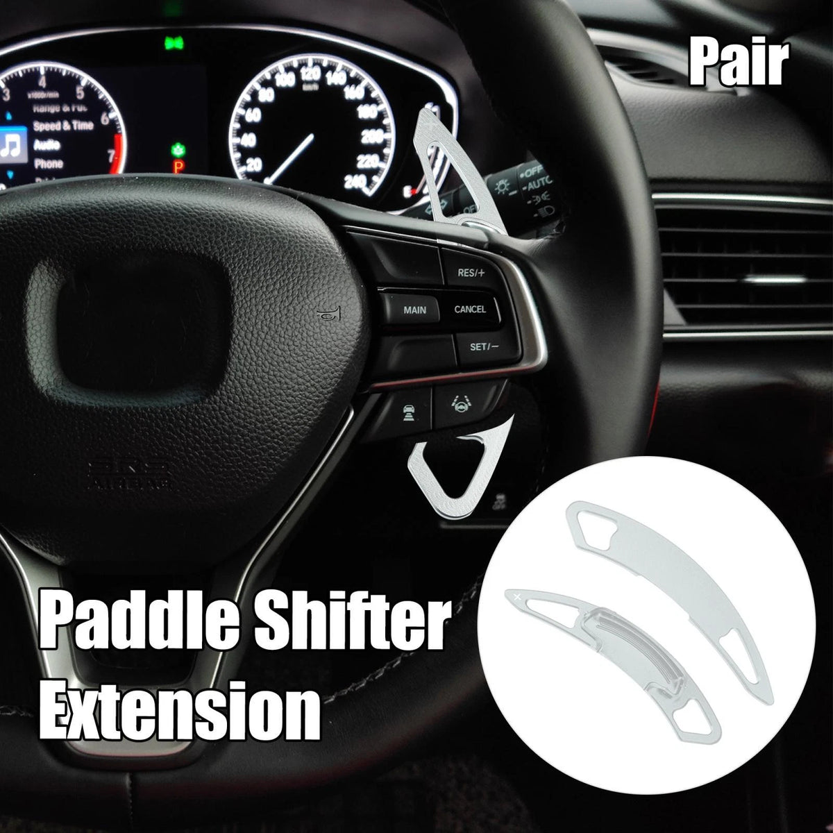 Paddle Shifter  Aluminum Alloy Silver for Honda Spirior (2015-2018)