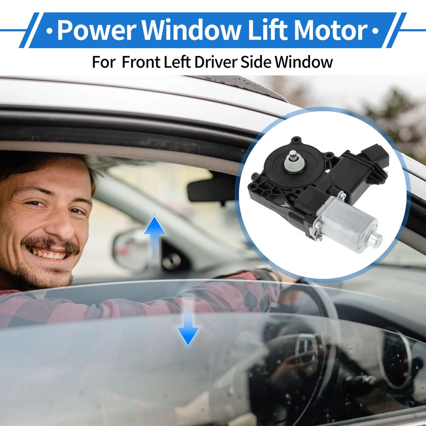 Power Window Regulator Lift Motor for Chevrolet Silverado 1500 (2014-2018)