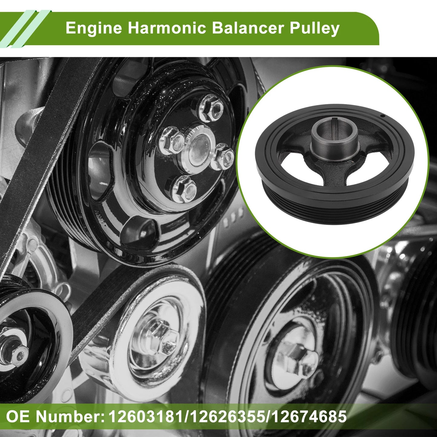 Harmonic Balancer Crankshaft Pulley for Chevrolet Traverse