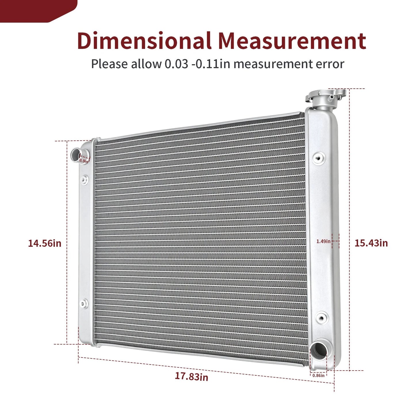 High Performance Aluminium Radiator for Polaris General 1000 4 2017-2022