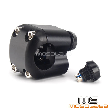 4-Button Turn Signal Momentary Switch for Harley Motorcycle 7/8'' Handlebar