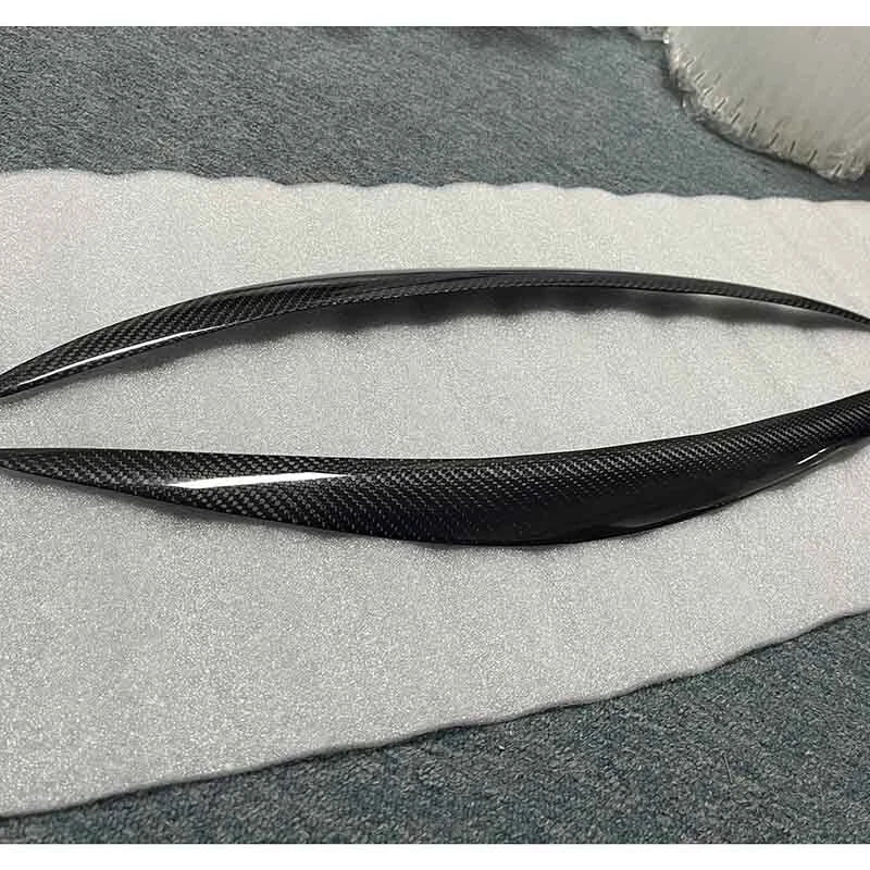 Carbon Fiber Headlight Eyelid Eyebrow Cover for Infiniti FX35 FX37 FX50 2009-13