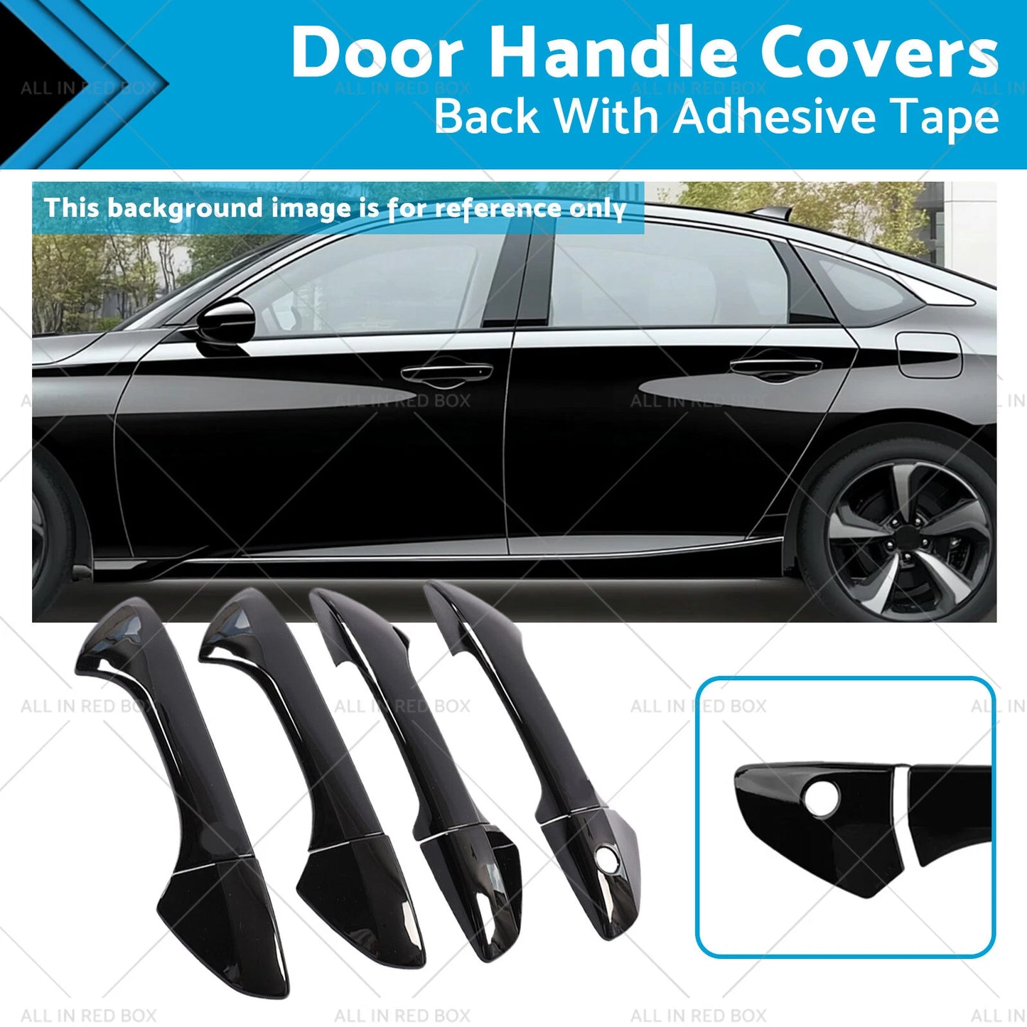 4 x Door Handle Covers for Honda Accord Sedan (2008-2012)