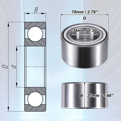 Front Wheel Bearings for Hyundai Accent (2000-2018)