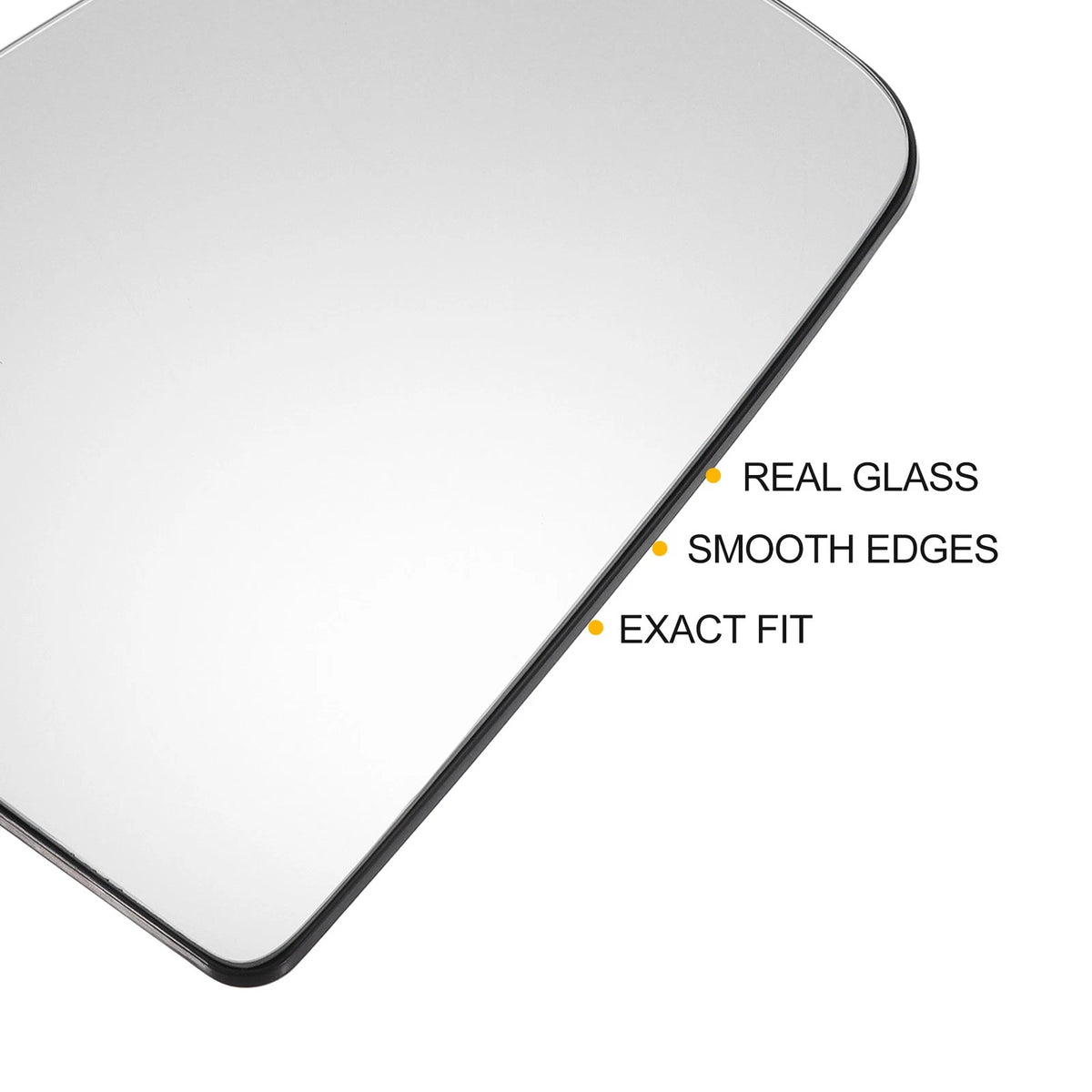 Right Upper White Mirror Glass w/ Back Heated for Ford Transit T150 T250 (2015-2023)