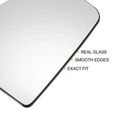Right Upper White Mirror Glass w/ Back Heated for Ford Transit T150 T250 (2015-2023)