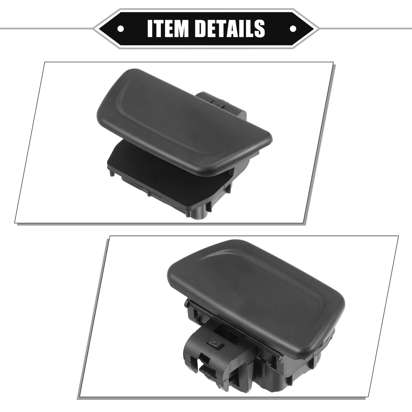 Glove Box Lid Latch Lock Cover for Ford Fiesta (2011-2019)