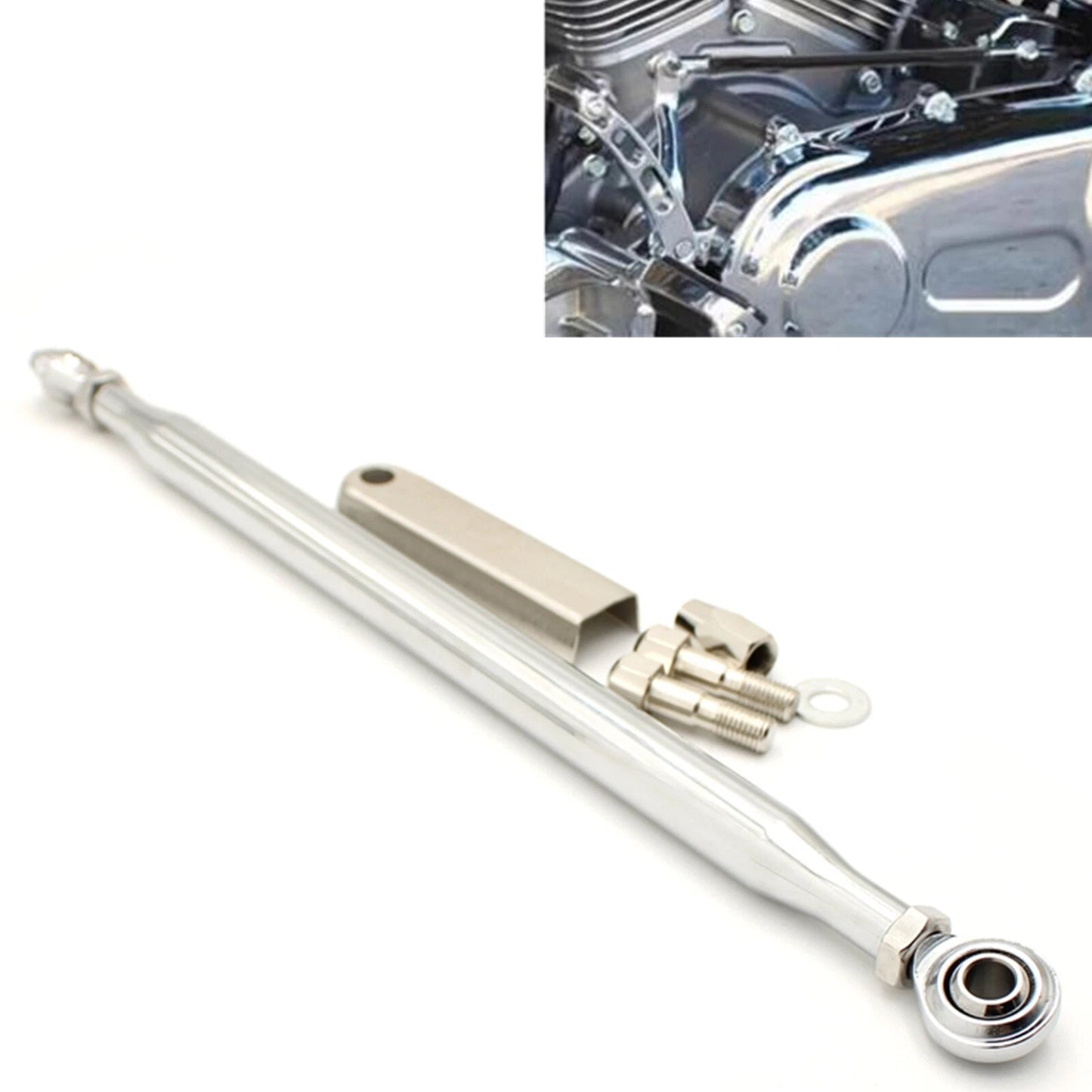 Chrome Gear Shifter Lever for Harley Davidson Rocker C (2008-2011)