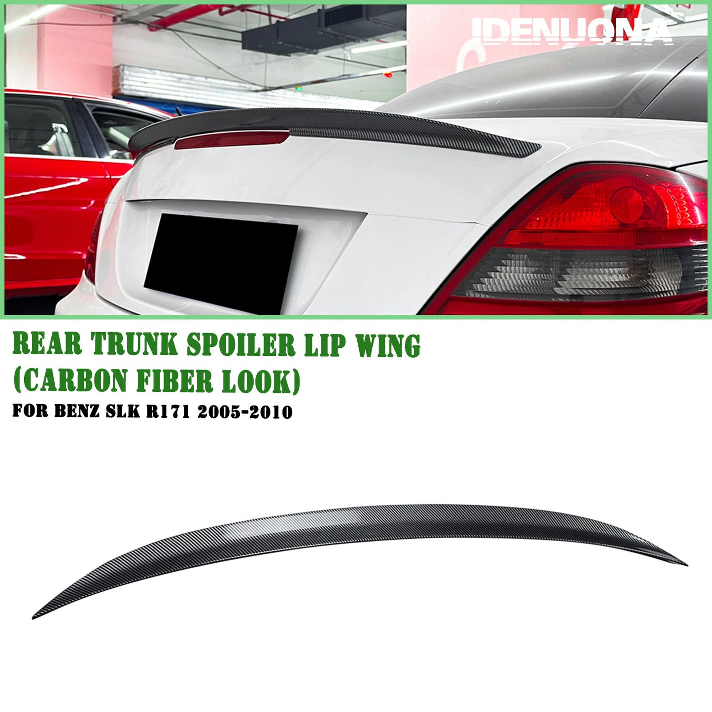 Rear Boot Spoiler Lip for Mercedes Benz R171 (2005-2010)