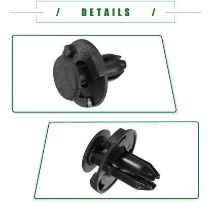 100 Pcs Cowl Bumper & Fender Liner Push Clips for Infiniti Q50