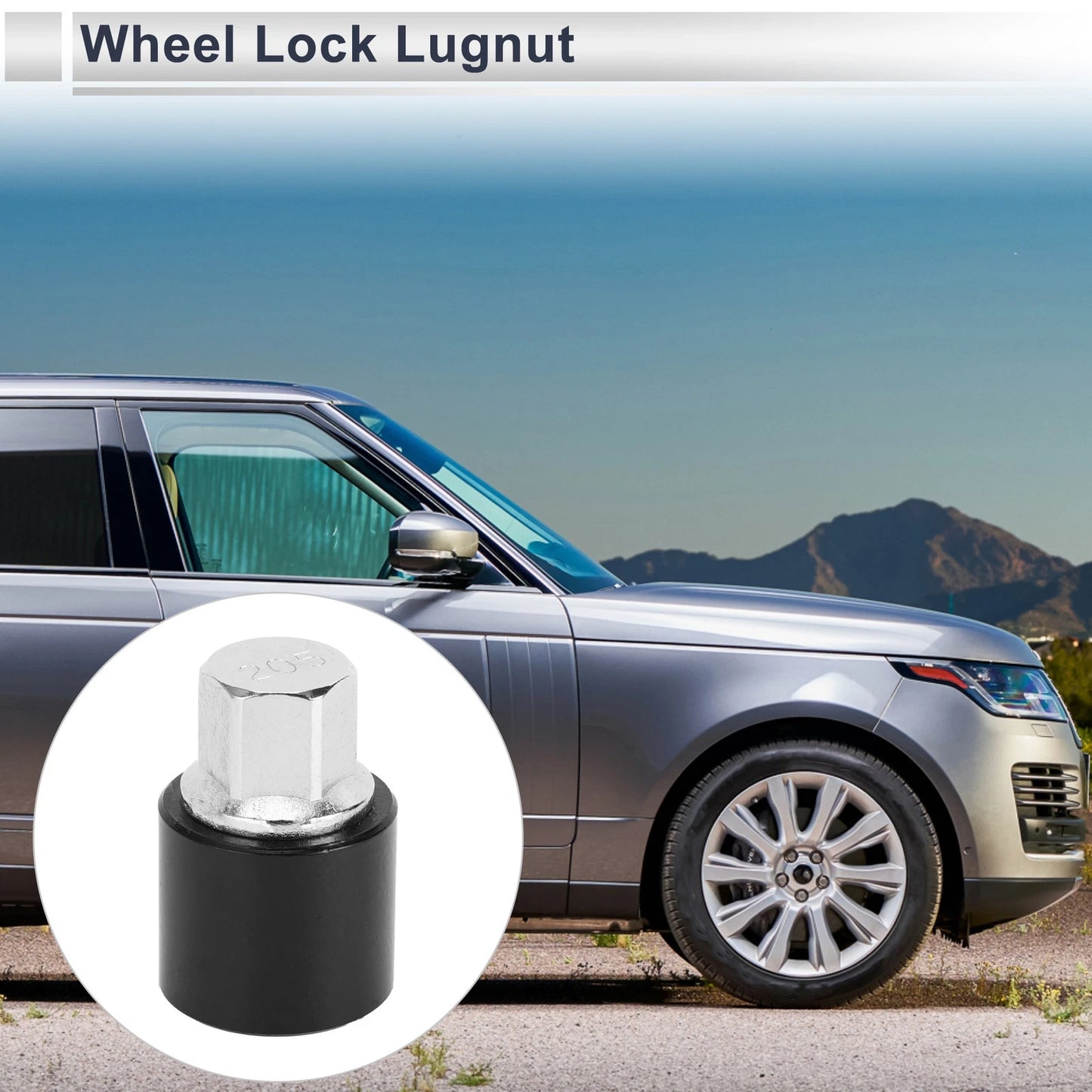 22.5ID Wheel Lock Lugnut Antitheft Nut Removal Key for Land Rover