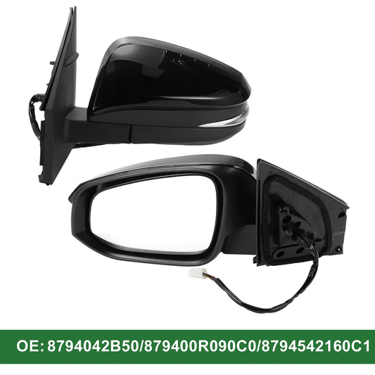 Left Side Door Mirror Gloss Black for Toyota RAV4 (2013–2015)